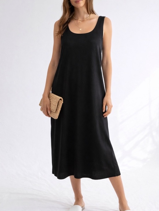 Willow Glenn Dresses & Skirts - Willow Glen New York Sleeveless Black Classic Shift Dress Women’s Size 12